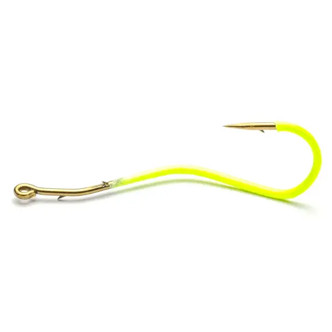 Hameçons Mustad Ultra Point Slow Death Chartreuse #4 8/pqt