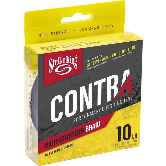 Fil Tressé Strike King Contra 150yds Vert