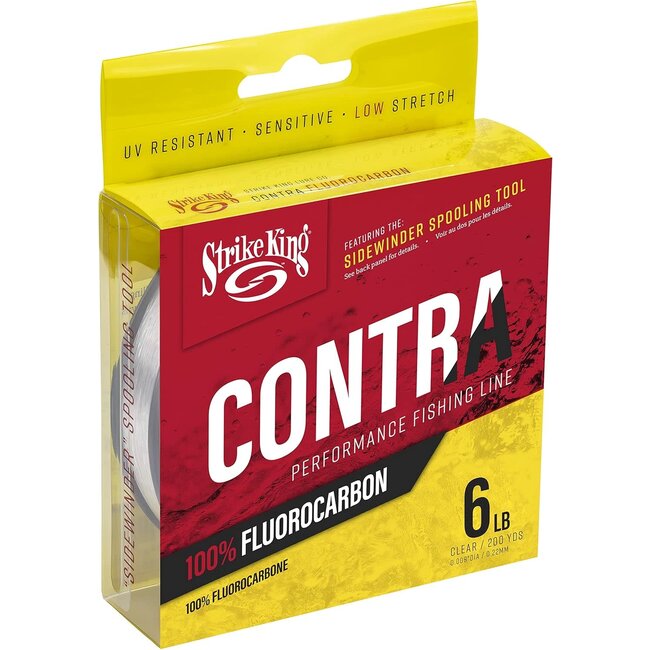 Strike King Contra Fluorocarbon 200yds Clear