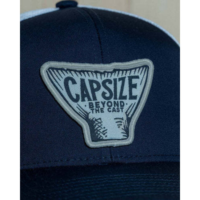 Capsize Fishtail Cap Navy/White