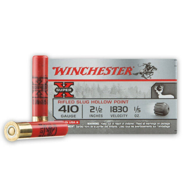 Munitions Winchester Super X Rifled Slug Cal.410 2-1/2'' 1/5oz