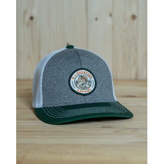 Capsize Fly Fishing Capsize Native Trout Kids Cap Green/Charcoal/White