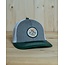 Capsize Native Trout Kids Cap Green/Charcoal/White