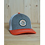 Casquette pour Enfant Capsize Truite Indigène Orange/Charcoal/Blanc