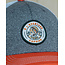 Casquette pour Enfant Capsize Truite Indigène Orange/Charcoal/Blanc
