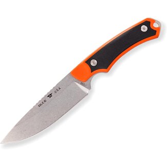 BUCK KNIVES Buck Alpha Guide Orange and Black Fixed Blade Knife