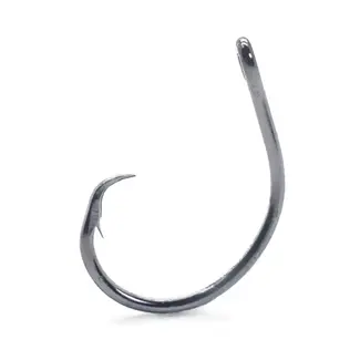 MUSTAD Mustad Demon Perfect Circle In Line Black Nickel #3/0 Hooks 8/pk