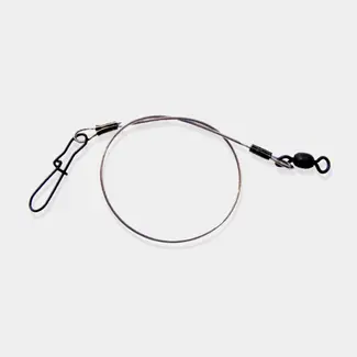 NXS NXS Stainless Steel Leader 30lbs 18'' Silver 5/Pk