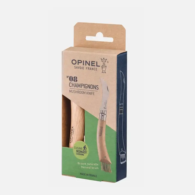 Opinel N08 Stainless Steel Mushroom Knife