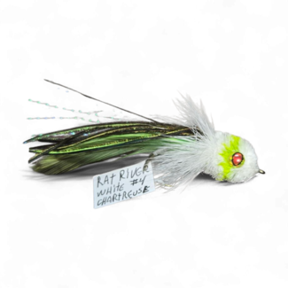 Mouche  Rat River White/Chartreuse Hameçon #4