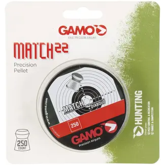 GAMO Plombs Gamo Match22  Cal.22  250/pqt