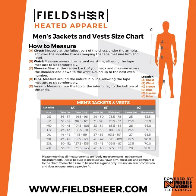 Mobile Warming Adventure Men's Heated Jacket Dark Grey L