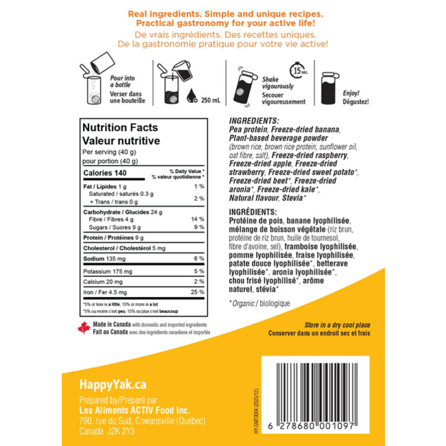 Happy Yak Berry Blush Smooth-ease 40gr