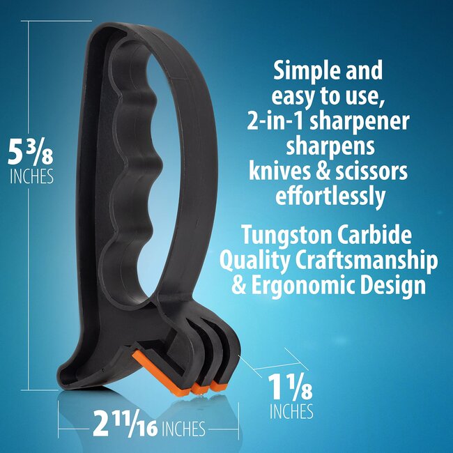 Aiguiseur à Couteau Maxam  2 en 1