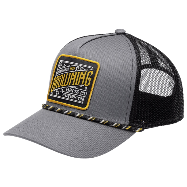 Casquette Browning Dated Gris