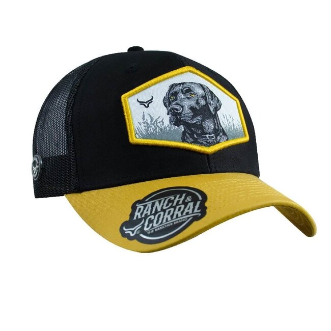 Ranch & Corral Black Labrador Dog Cap 25