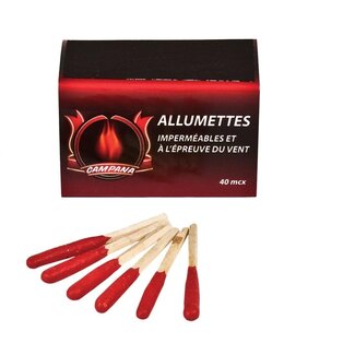 CAMPANA Campana Waterproof Matches 2x40 Pieces