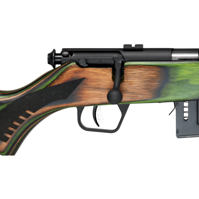 Savage 93R17 BNS-SR Rifle Cal. 17 HMR Green Minimalist