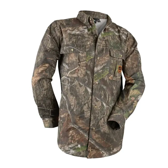 Chemise de chasse Remington Conway – Homme – 100 % coton – Camouflage Mossy Oak Country DNA