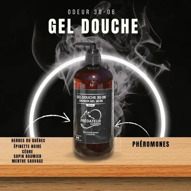 Gel Douche 30-06 Predateur Canada 500 ML
