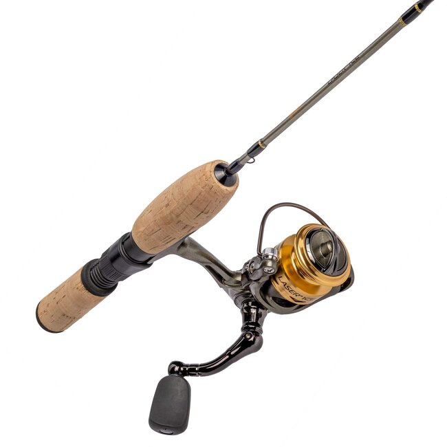 Ensemble Pêche sur Glace Canne et Moulinet Lew's Laser Ice 28'' MH