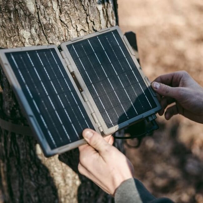 Tactacam Solar Panel with Twin Pack Lithium Battery