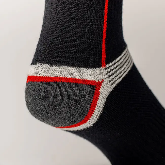 Jb Field Air GT 75% Black Merino Wool Socks