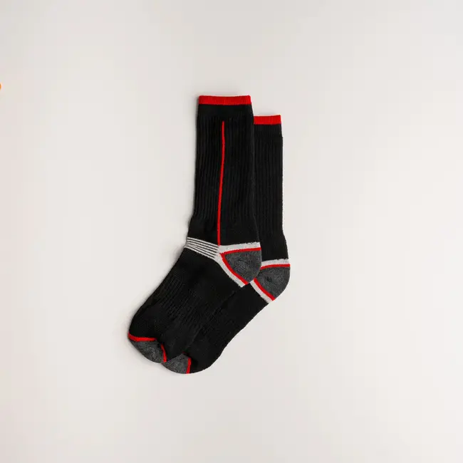 Jb Field Air GT 75% Black Merino Wool Socks
