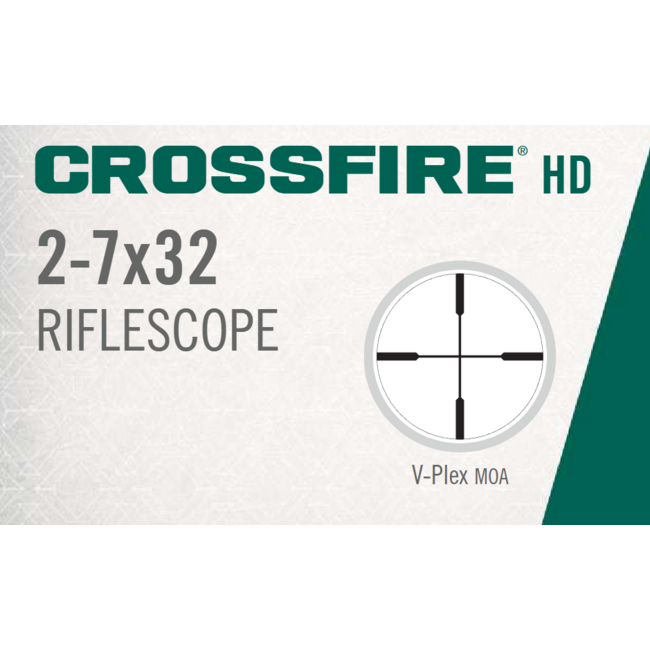 Télescope Vortex Crossfire HD V-Plex Moa 2-7X32mm