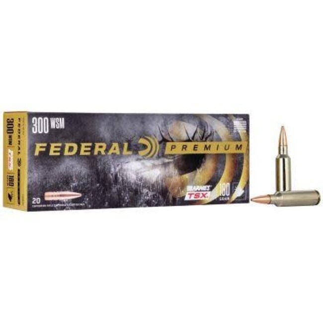Munitions Federal Premium Barnes TSX Cal.300WSM 180gr