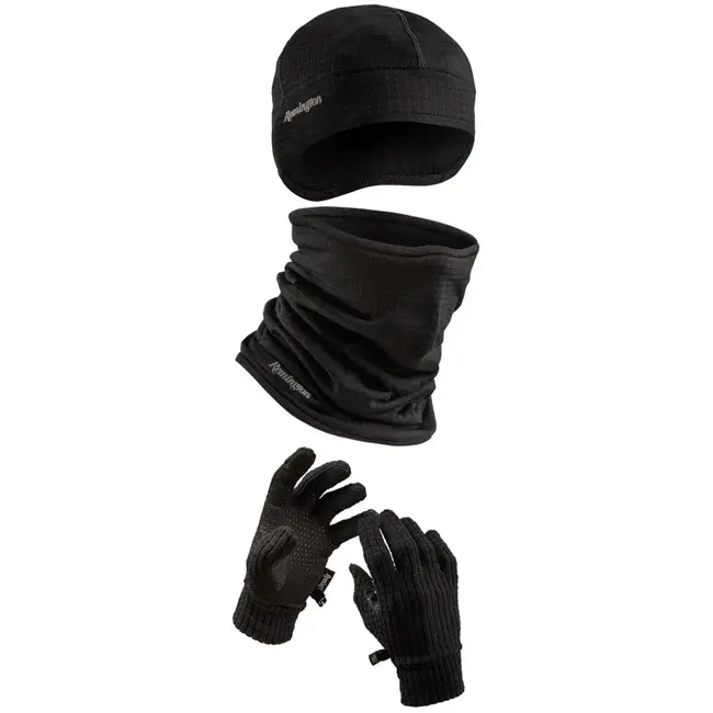 Remington Victor Beanie, Neck Warmer and Gloves Set