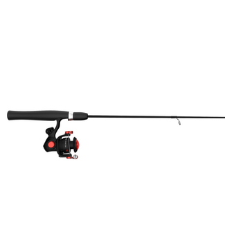 ZEBCO Ensemble Pêche sur Glace Canne et Moulinet Zebco Solid Ice 28'' M