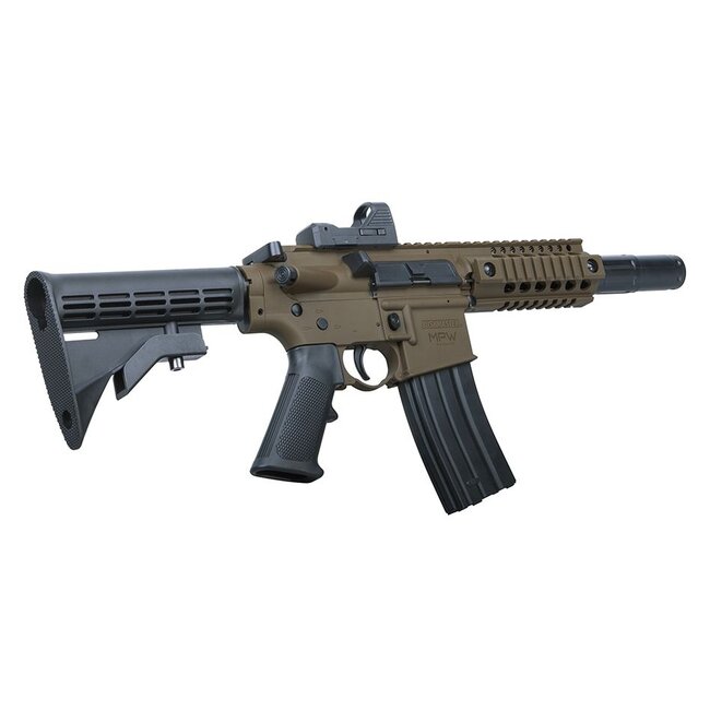 Crosman Bushmaster MPW 430fps Full-Auto Air Rifle BB Caliber with Red Dot Sight