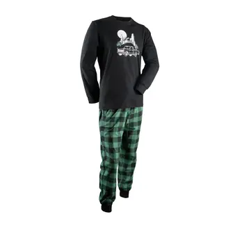 ALPER Ensemble Pyjama  Alper Fossan II Homme Noir/Vert