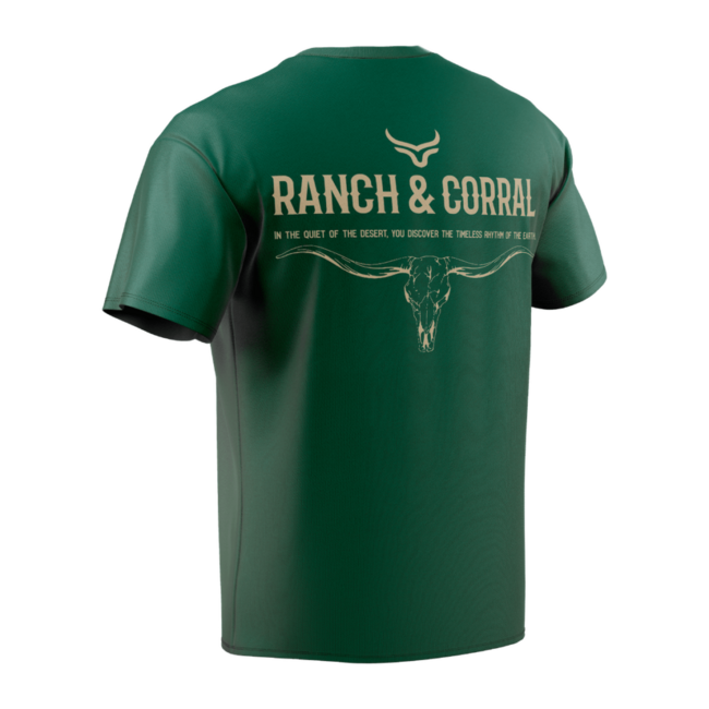 Ranch & Corral Long Horn T-Shirt – Unisex – 100% Cotton