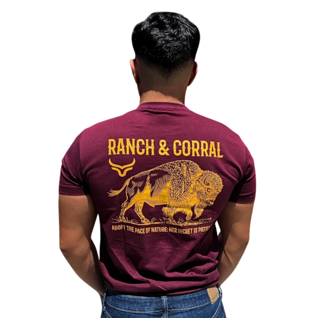 Chandail Ranch & Corral Buffalo – Unisexe – 100% Coton