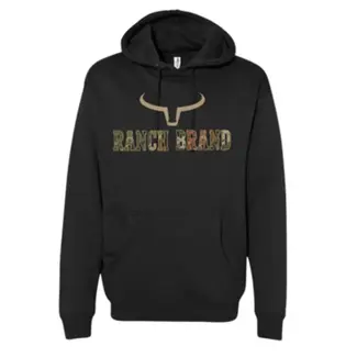 Ranch Brand Ranch Brand Men's Black/Camo Hoodie