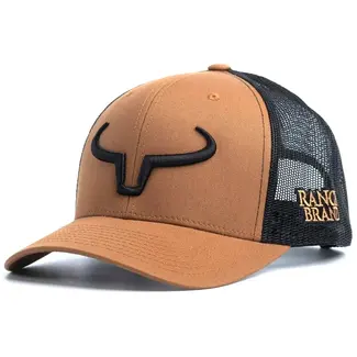 Ranch Brand Ranch Brand Camel & Black Mesh Cap | Black Logo