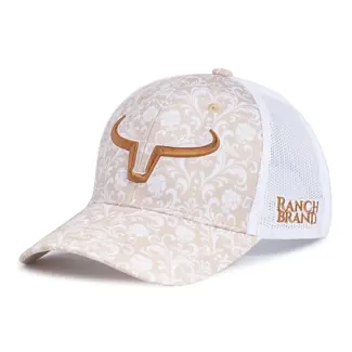 Ranch Brand Ranch Brand Ponytail Damascus Cap #4 | Copper Logo