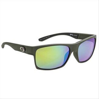 STRIKE KING Lunette Polarisé Strike King Catawba Olive Mat, Verres Ambrés Vert