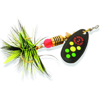 MEPPS Cuillère Tournante Mepps Black Fury Dressed #2 1/6Oz Firetiger Dots