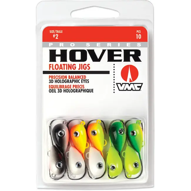 Vmc Hover Floating Jigs 10/Pack Glow