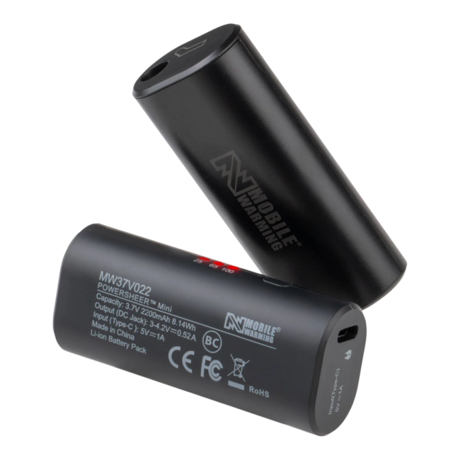 Mobile Warming 3.7V Unisex Heated Socks Grey/Orange/Blue