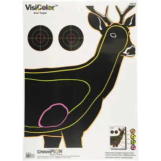 CHAMPION Cible Cerf de Virginie Champion Visicolor 10/pqt