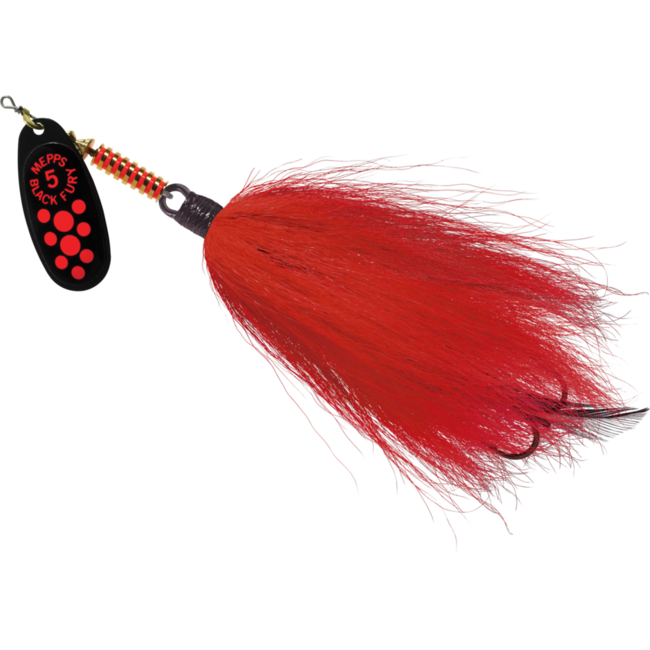 Cuillère Tournante Mepps Black Fury Musky Killer Tandem #5