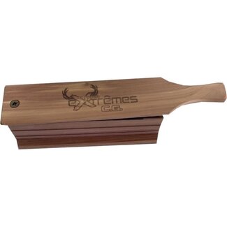 LES PRODUITS EXTRÊMES C.G Extreme C.G. Crazy-Hen-Box Turkey Call in Cedar