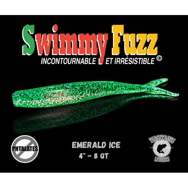 Target Baits Swimmy Fuzz 4'' Jigs  8/pqt