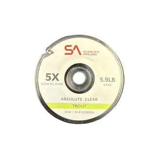 SCIENTIFIC ANGLERS SA Absolute 5x 5.9lb 30m Leader