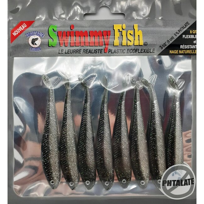 Jigs Target Baits Swimmy Fish 3 1/2'' 8/pqt