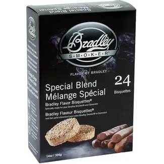 BRADLEY Bisquettes Bradley Mélange Spécial pour Fumoir 24/pqt